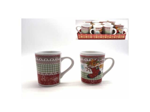 Tazza natalizia 10,8x13/d.8,9cm