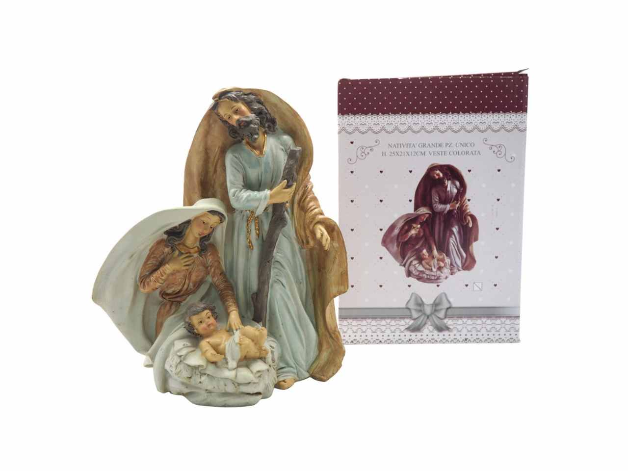 Nativita' grande h. 25x21x12cm