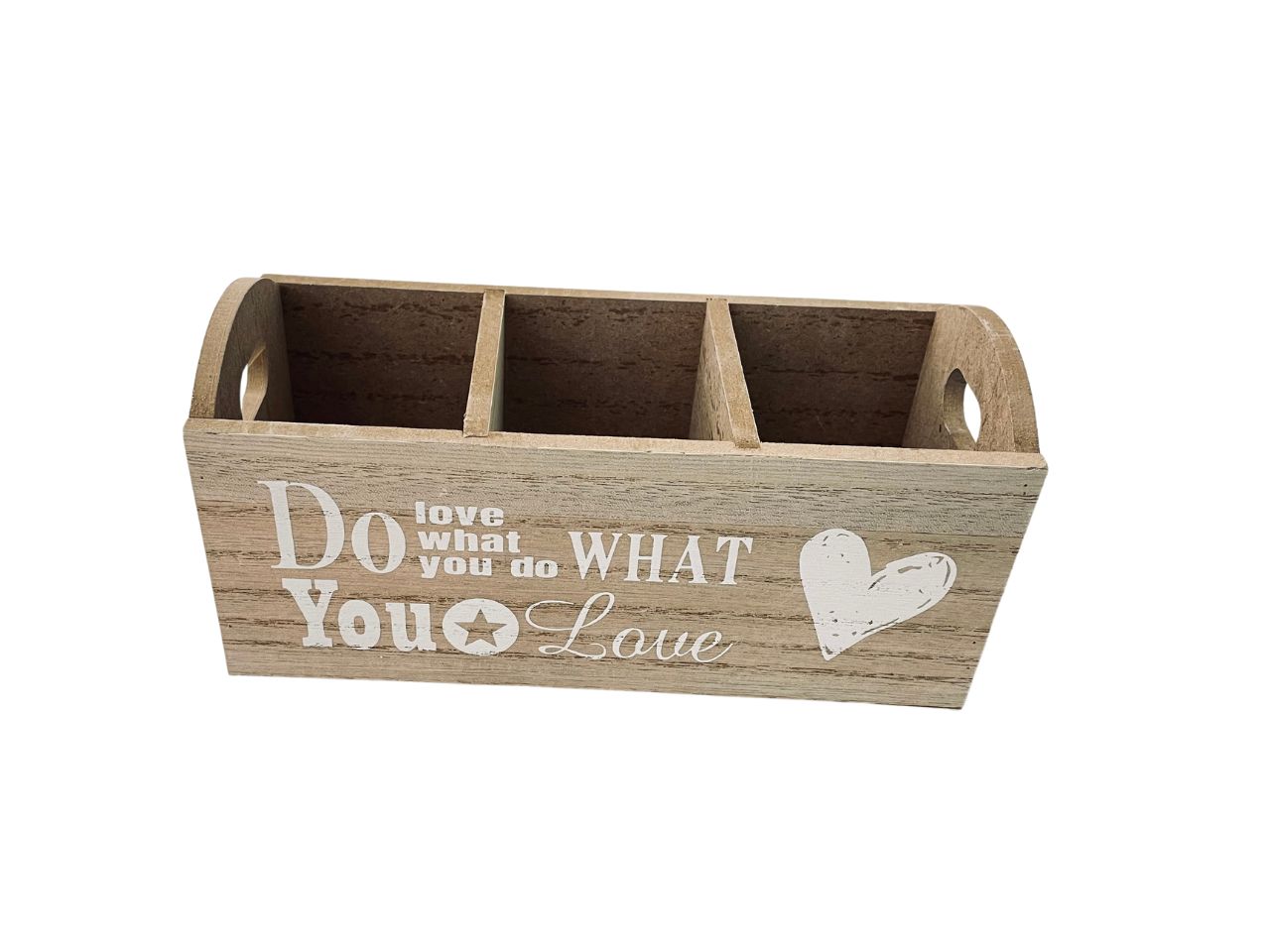 Scatola in legno porta the e tisane con manici misura h.12x20x8cm