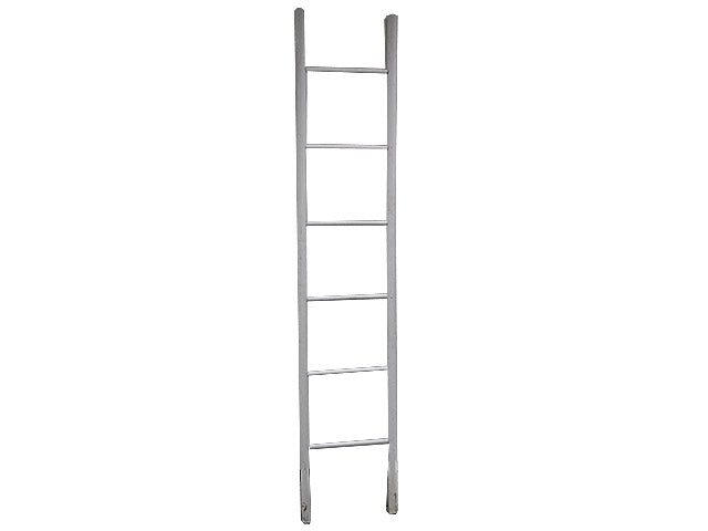 Scala in legno bianca h.180x35cm