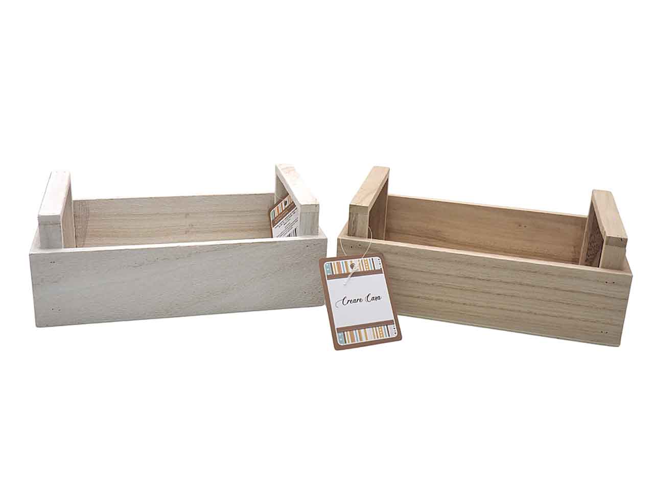 Cassetta legno h. 8.5x12x22cm