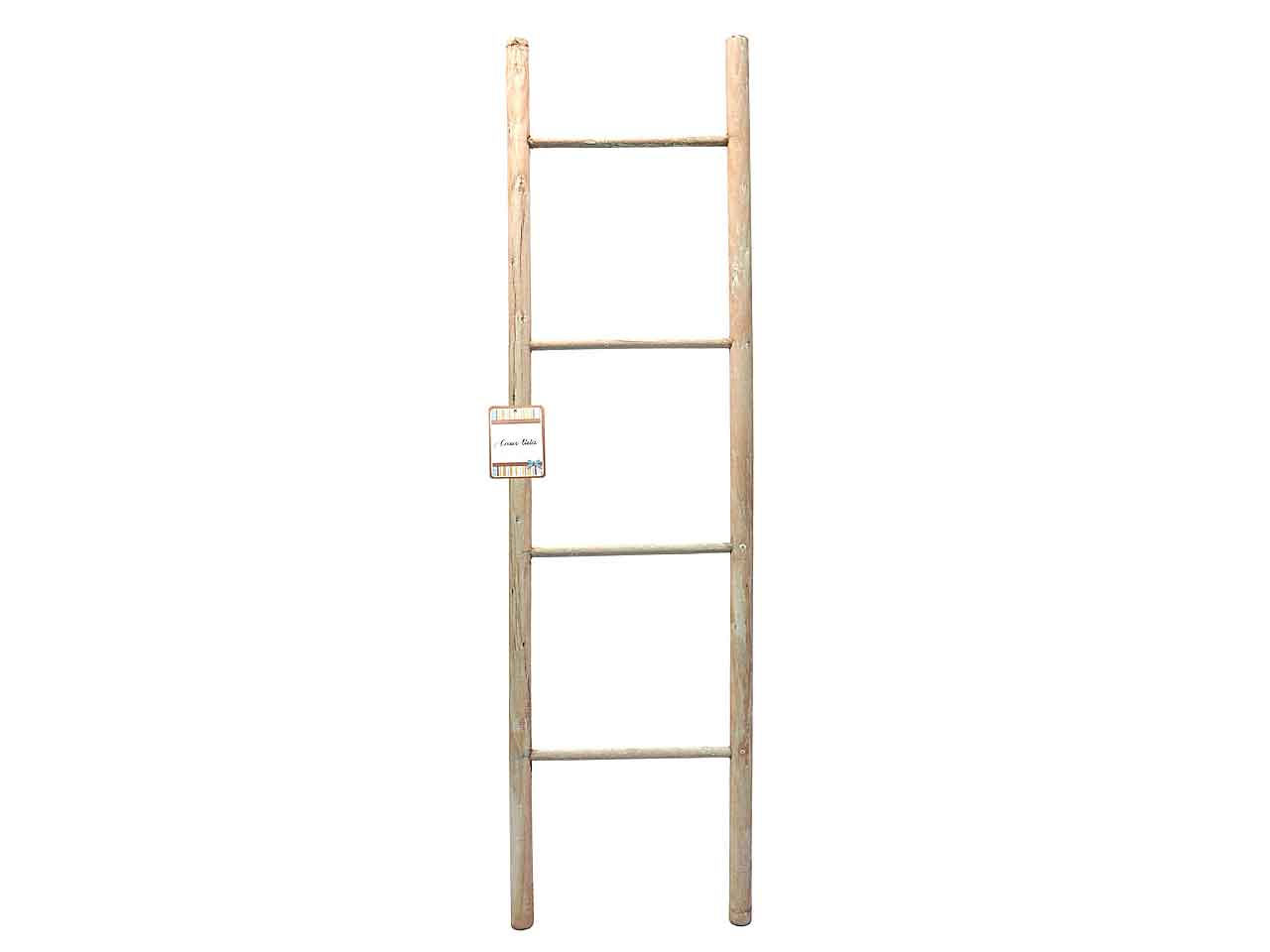 Scala in legno naturale h.128x35cm