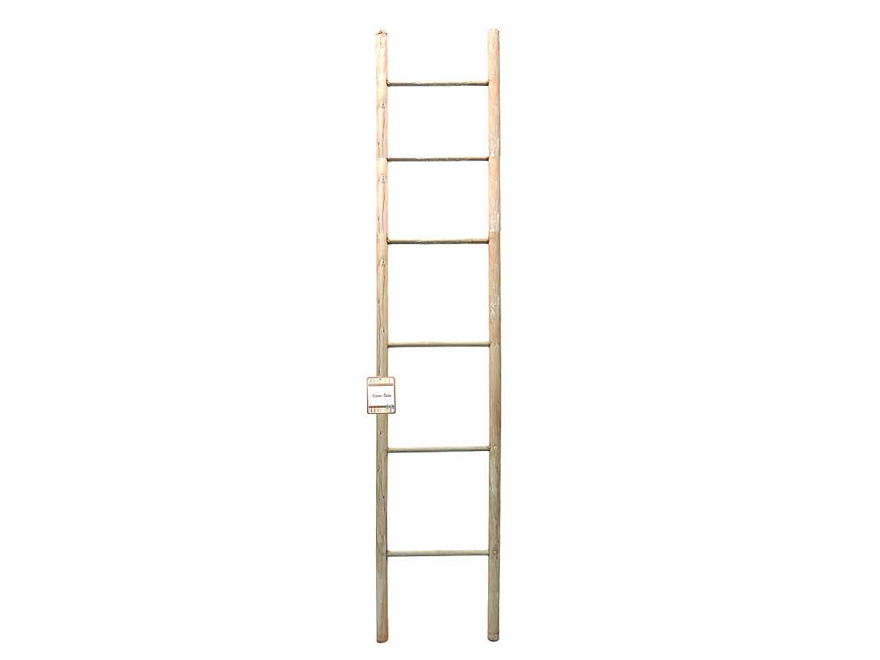 Scala in legno naturale h.180x35cm