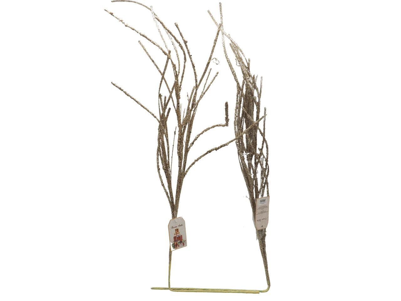 Pick brillantato misura h.93xd.5cm colore champagne