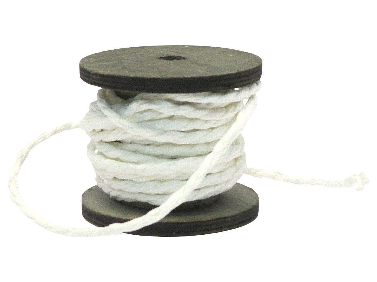 Rocchetto h.6,5x7,5cmc/spago bianco 5mt