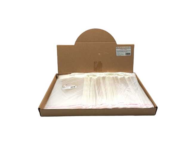 Busta trasparente h.30x15cm c/adesivo