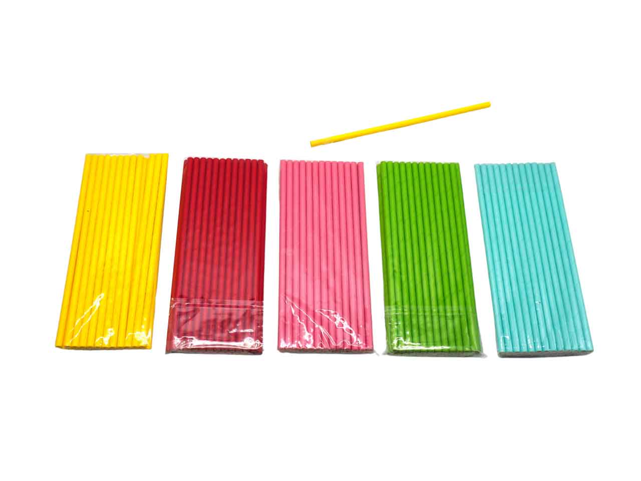 Cannucce carta 25 pezzi h.20cm