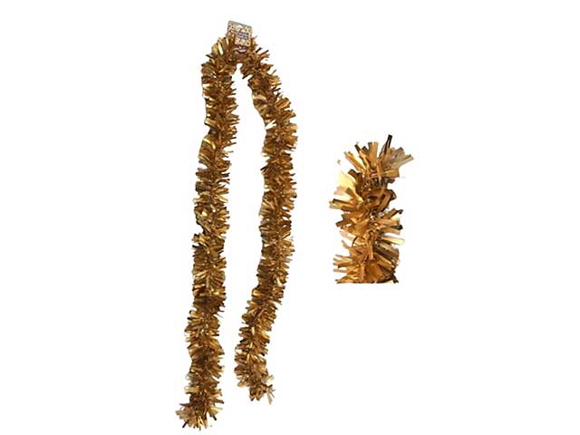 Filo albero satinato oro lunghezza 200 diametro 9cm