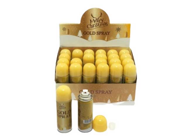 Bottiglia brillantini spray 160ml oro 60gr