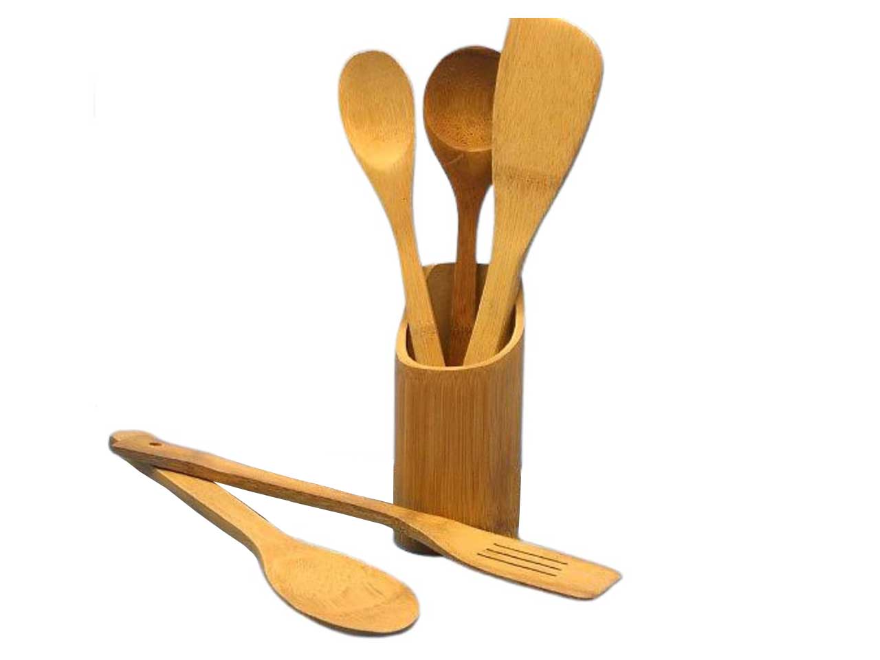 P.mestoli c/4mestoli legno l.30cm