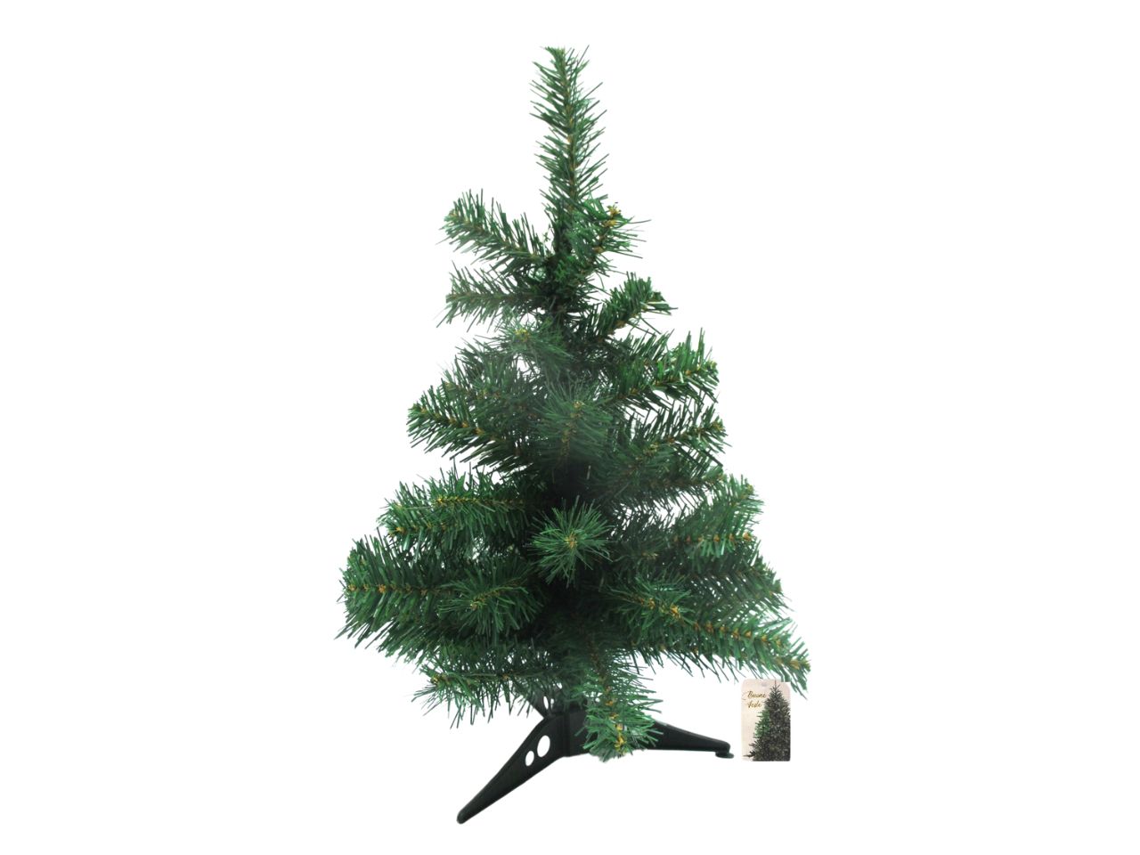 Albero di natale h.45cm su base di plastica