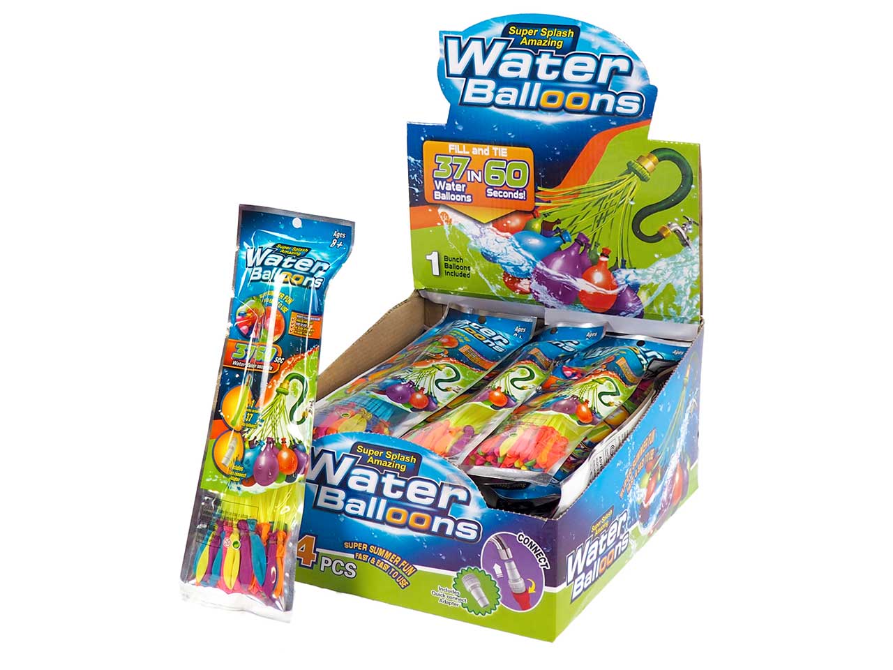 Bombette d'acqua - water balloons 1 mazzo da 37 palloncini