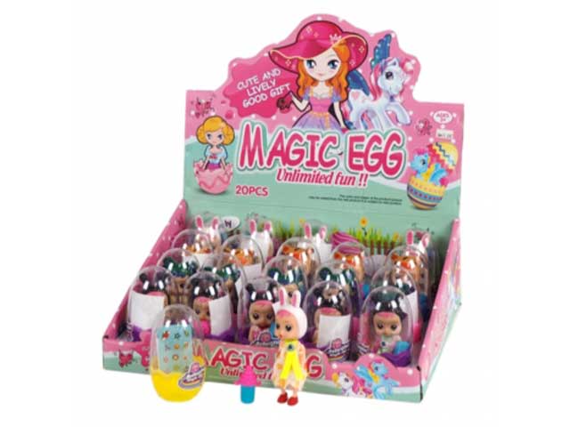 Bambola magic egg 4ass.11x6