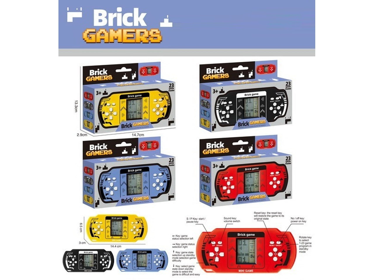 Gioco elettronico brick gamers