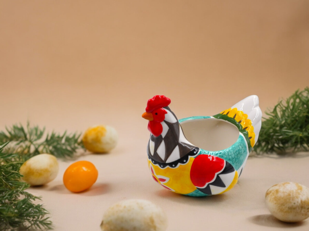 Gallina ceramica 18x23cm