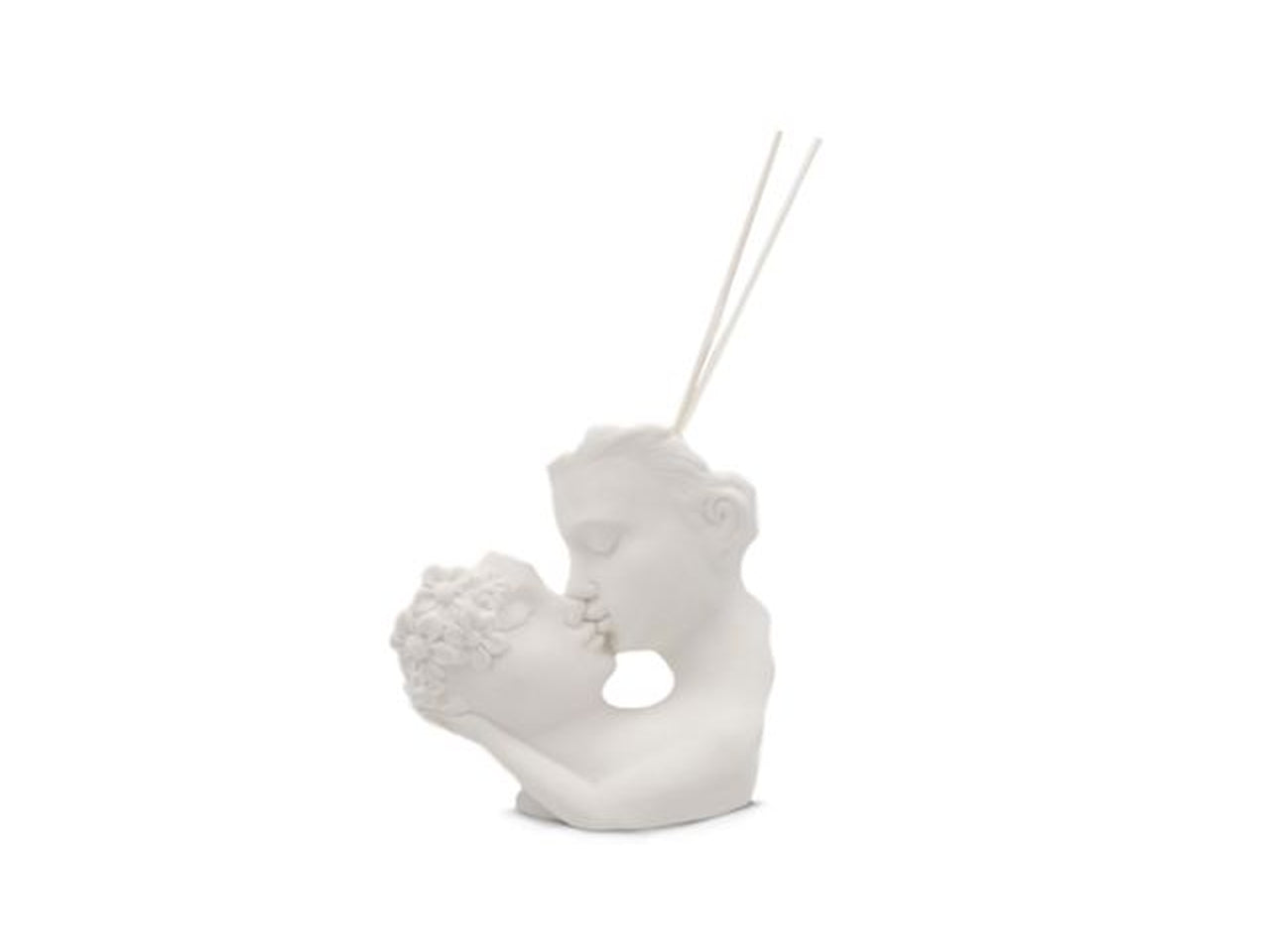Diffusore di profumo bomboniera coppia uomo donna in porcellana - 9x13cm - Sud Import