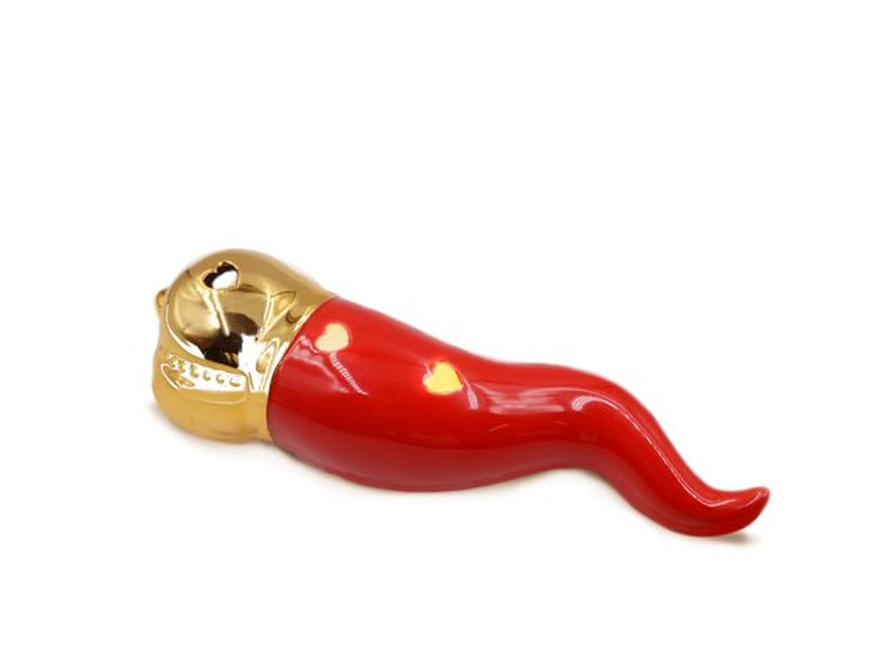 Profumatore a forma di cornetto rosso con luce 21cm