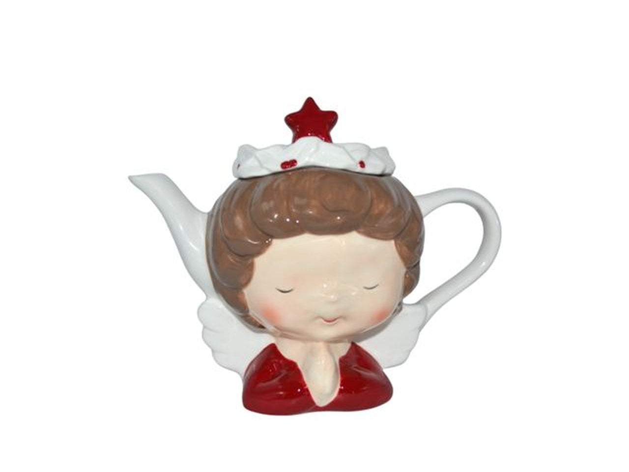 Teiera bimba in ceramica 16x22cm