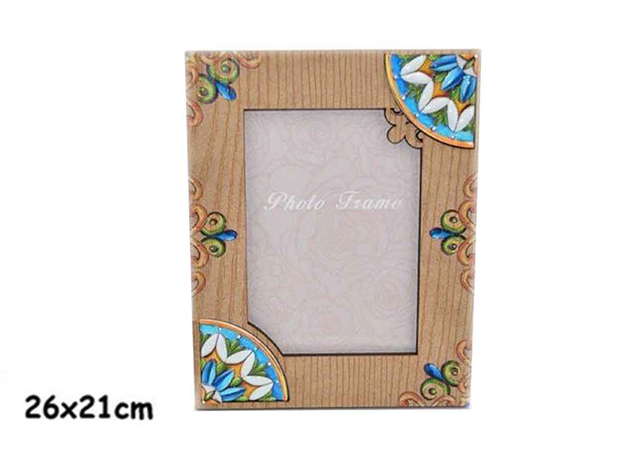 L.legno fiore  porta foto grande 0231