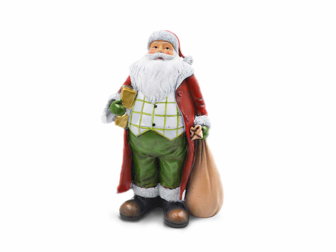 Babbo natale in resina grande misura 32cm