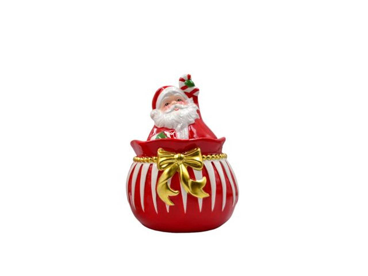 Scatola con babbo natale 14x20cm