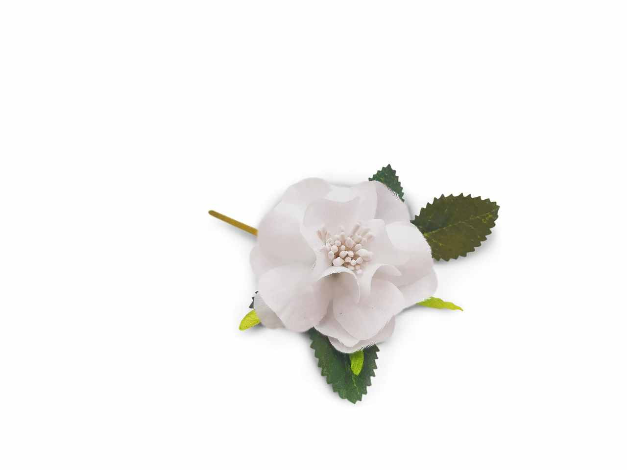 Fiore colore bianco 24 pezzi