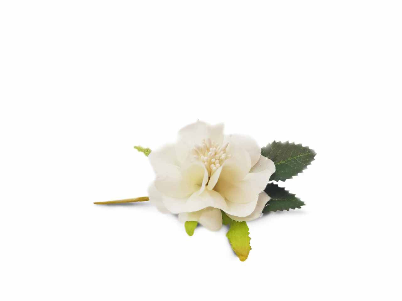 Fiore colore panna ecru 24 pezzi