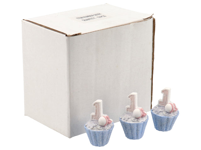 Cupcake 1 resina rosa m29391