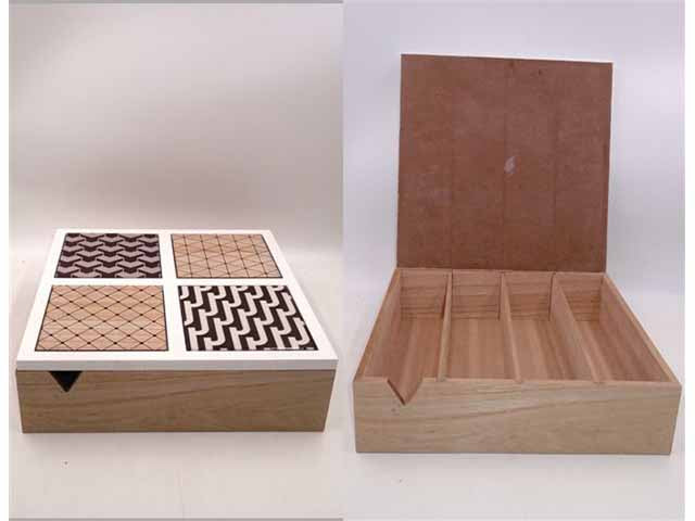 Scatola legno quadra xd71252