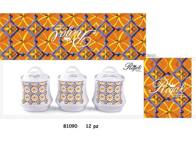 L.amalfi barattoli 3 pezzi 81090