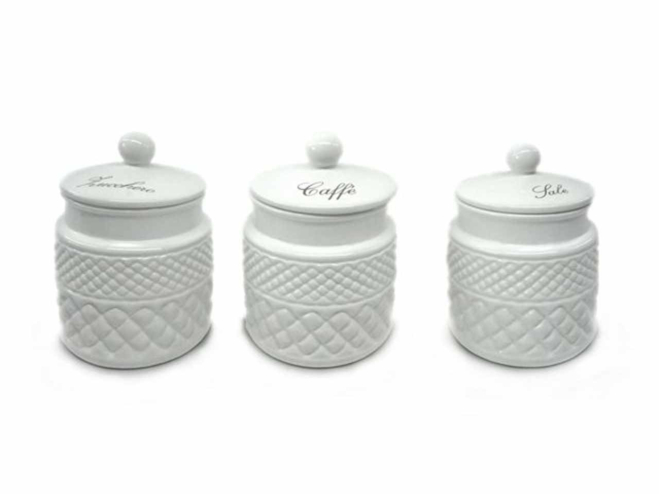 Tris barattoli bianco  82149