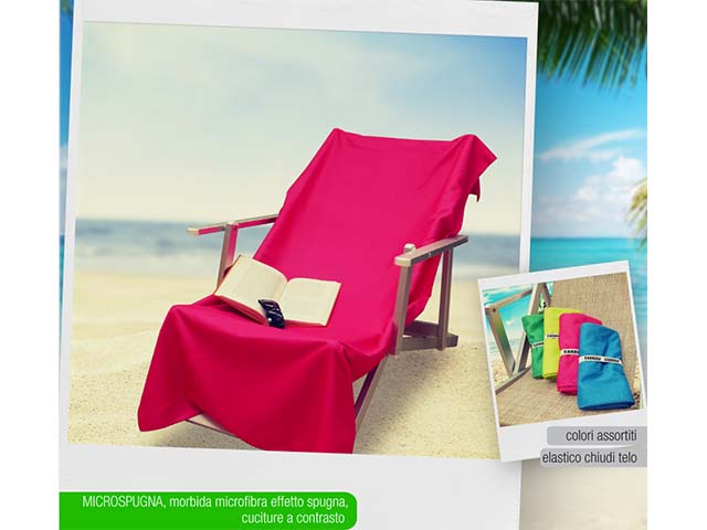 Telo mare carrera basic in microfibra 85x175cm