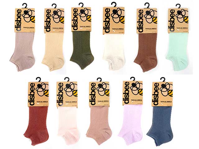 Minicalza donna rigata cal4542a