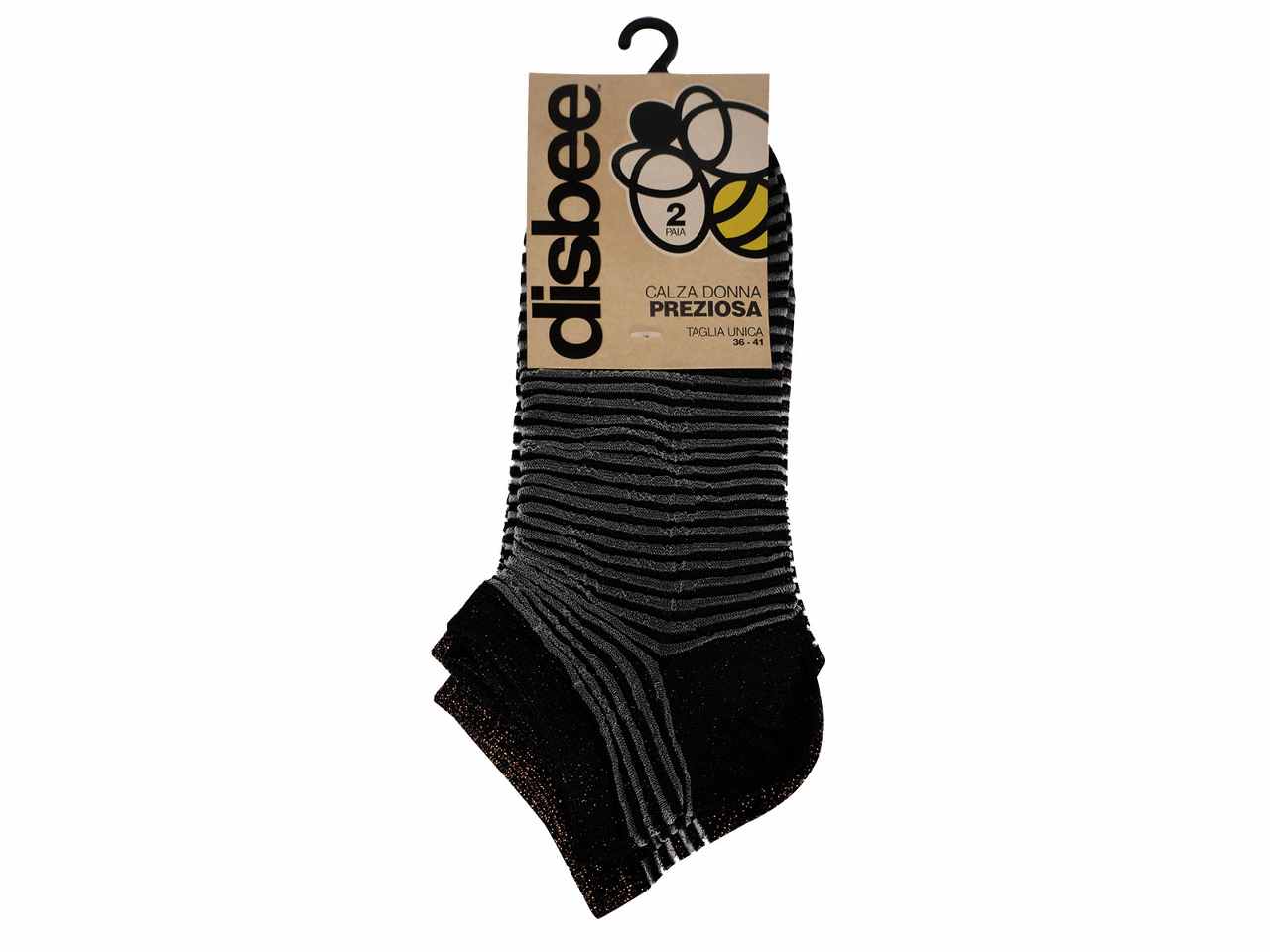 Calza donna preziosa 2 pezzi 36-41 cal4736a