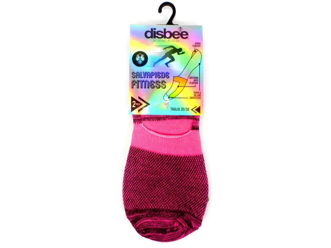 Salvapiede fitness 2 pezzi 35-38 cal4747a