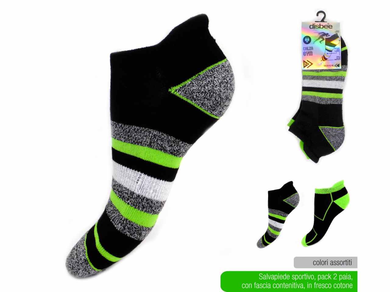Calza gym 2 pezzi tg.43-46 cal4752a