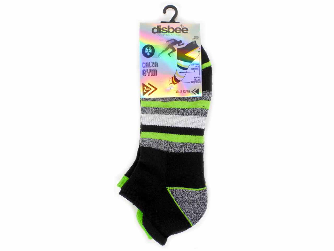 Calza gym 2 pezzi tg.43-46 cal4752a