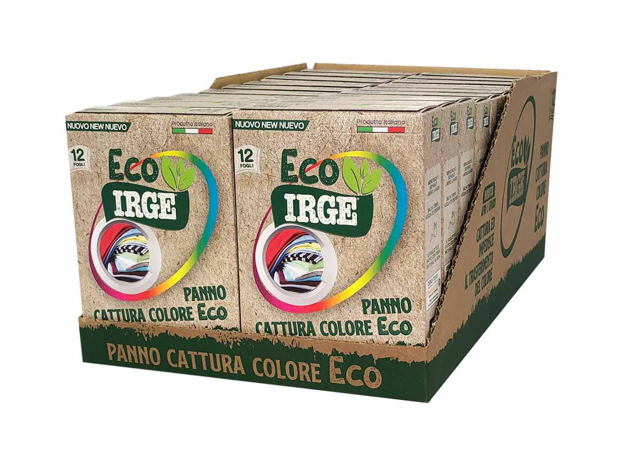 Panno cattura colore 12 foglie irge green pan5203a