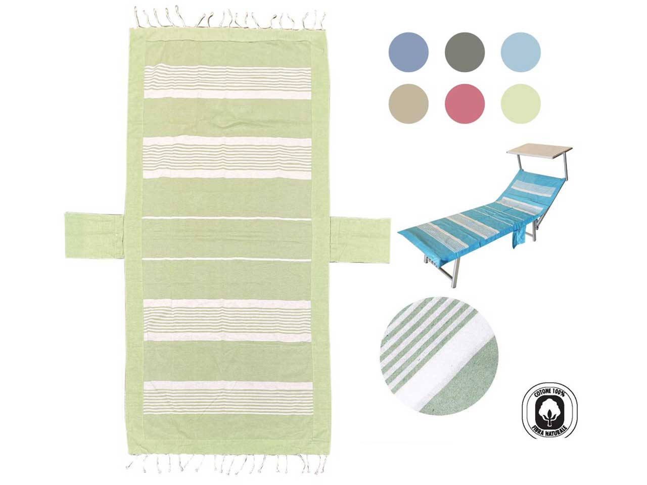 Telo mare fouta carrera per lettino 75x190cm