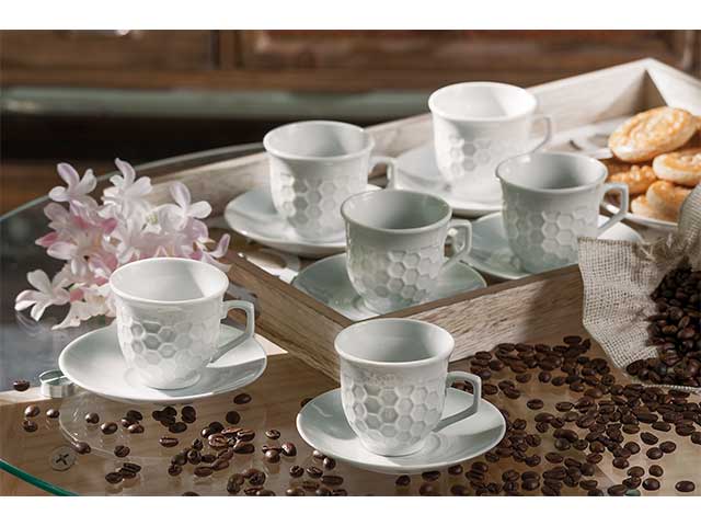 Tazzine caffe' c/p 6 pezzi 51838