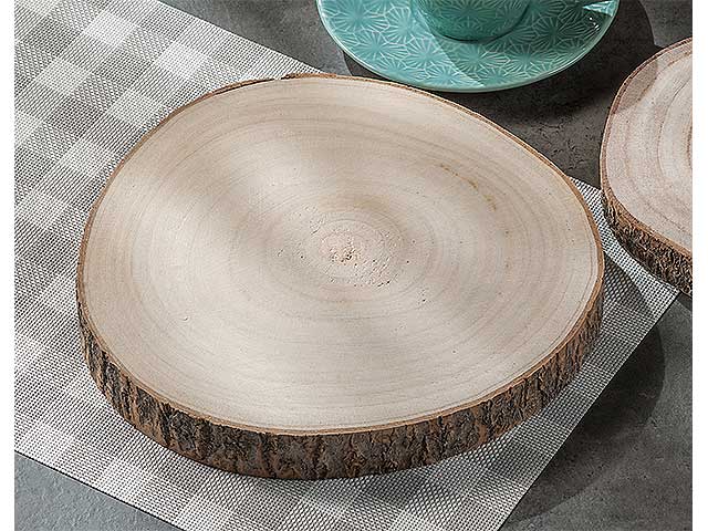 Tagliere in legno d.27cm 55215