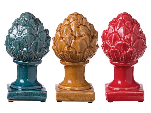Carciofo ceramica 11x11h21 63587