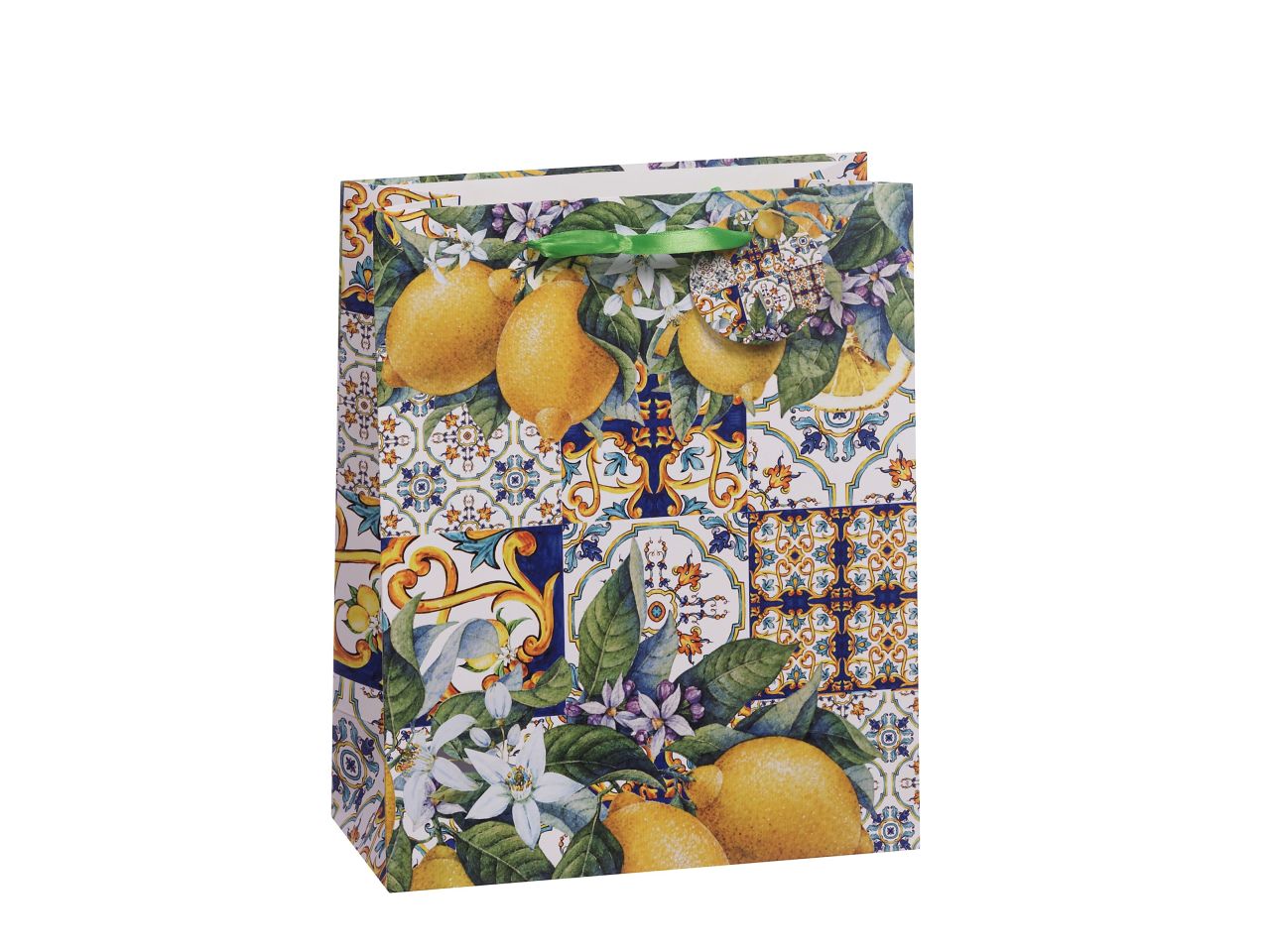 Borsa in carta 26x12xh32cm in 4 decori assortiti