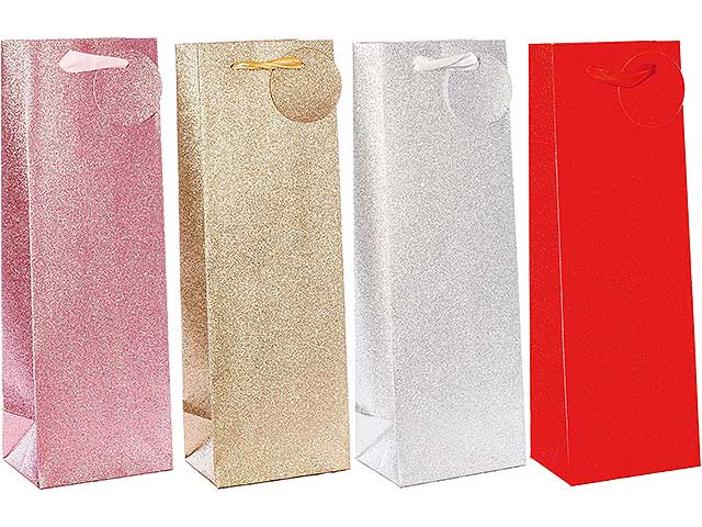 Busta in carta rosa porta bottigl 68967
