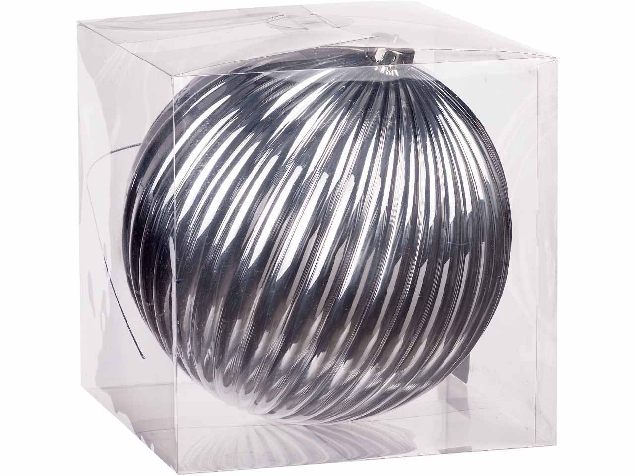 Pallina di natale argento d.20cm