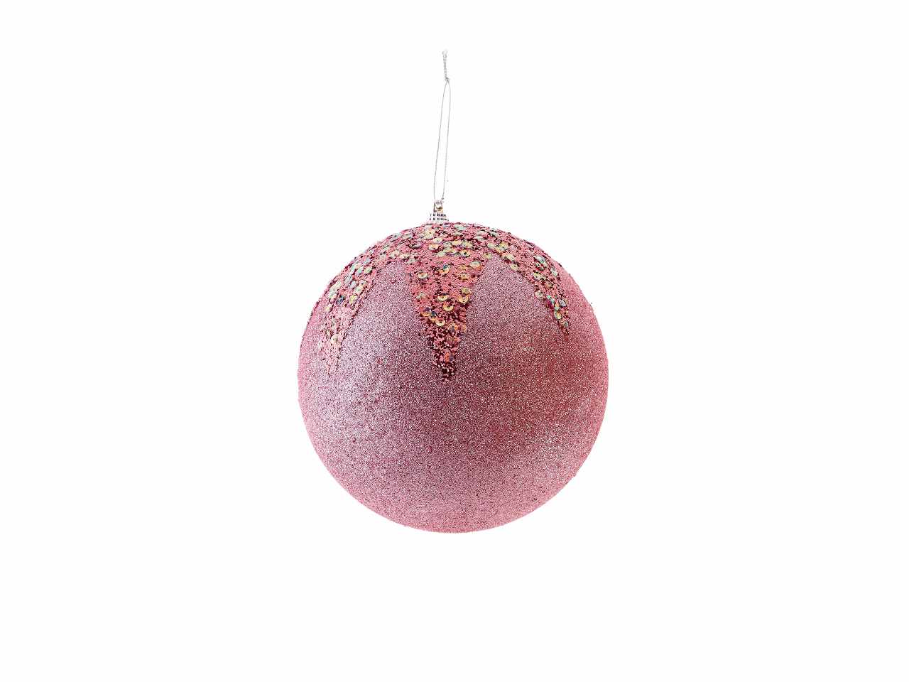 Pallina di natale d.15cm nei colori argento, rosso, oro e rosa