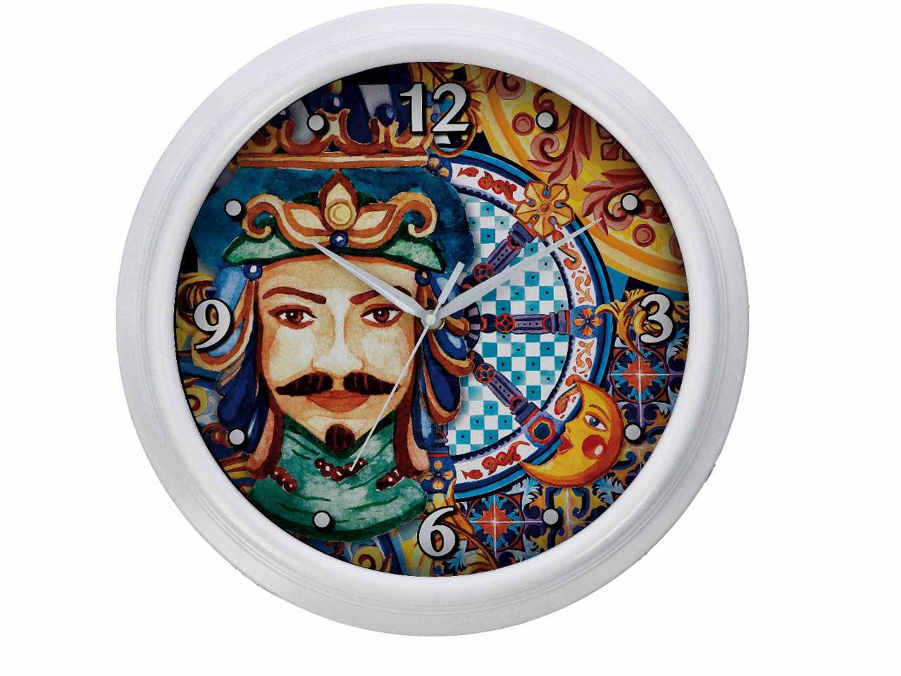 Orologio parete plast.d.41cm 66110