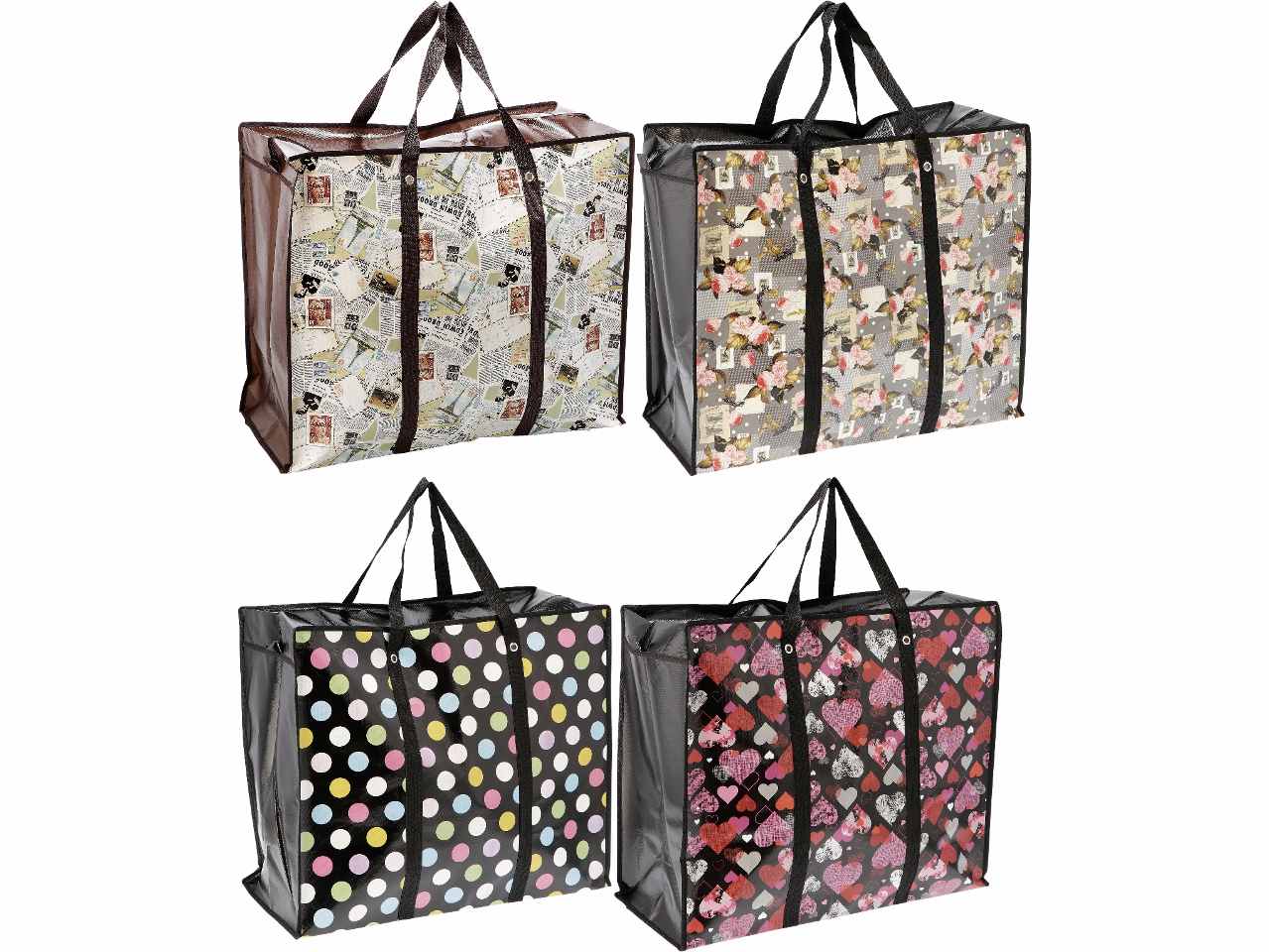 Borsa plast.64x28,5xh.54cm 73845