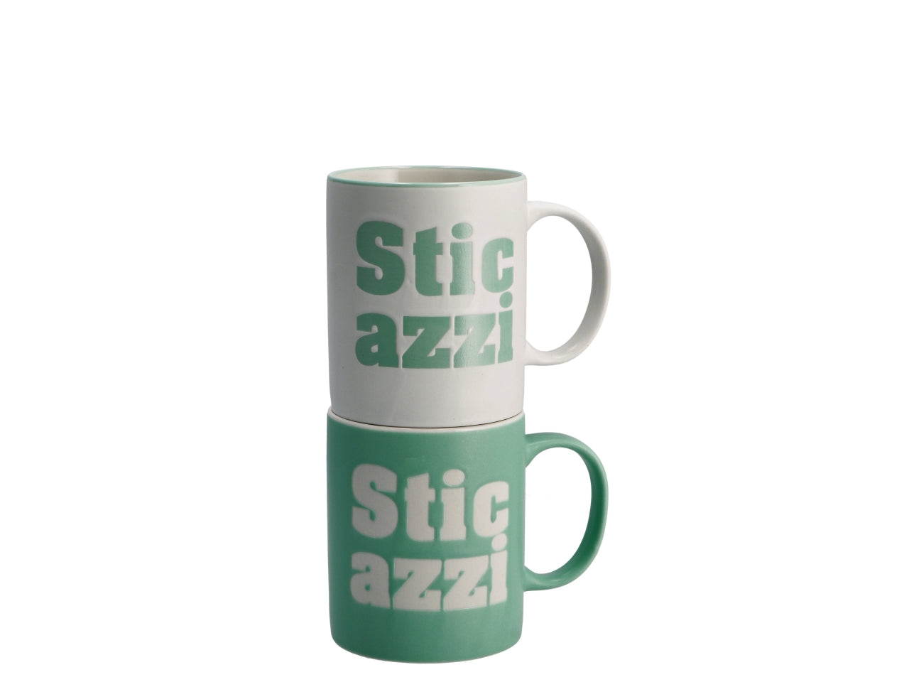 Tazza mug divertente in porcellana, scritta "sticazzi" 340ml - colori assortiti - Star