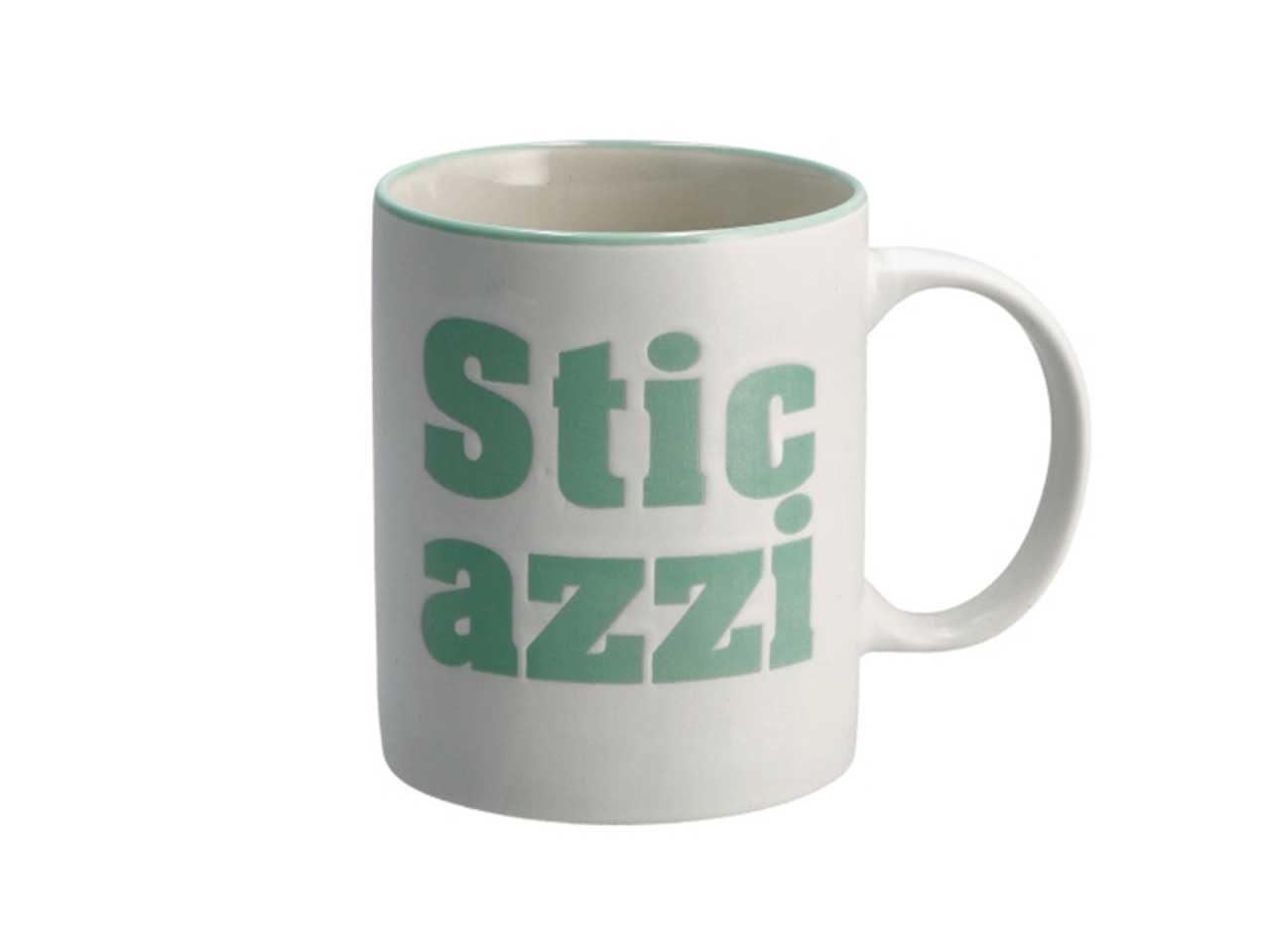 Tazza mug divertente in porcellana, scritta "sticazzi" 340ml - colori assortiti - Star